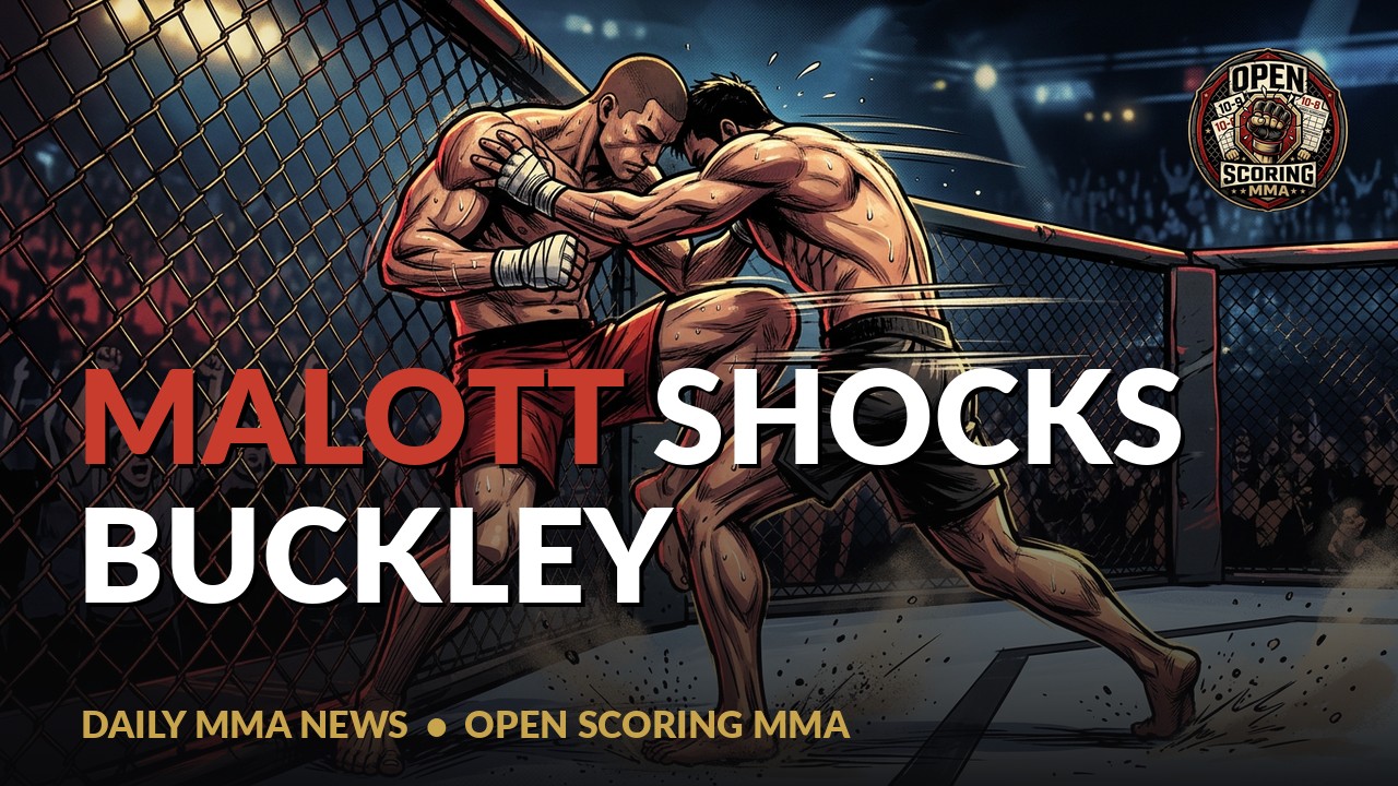 Malott's KO of Buckley Rocks UFC Edmonton